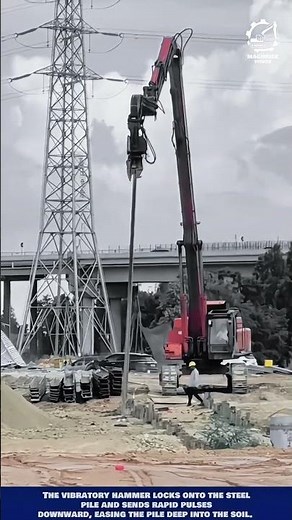Excavator Pile Driving Machine Innovation - Hydraulic Hammer for Deep Foundation Construction
