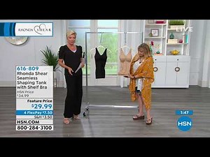 Rhonda Shear Seamless Shaping Tank with Shelf Bra