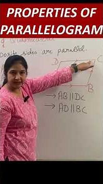 Properties of Parallelogram | Understanding Quadrilaterals | NCERT Chapter 3 | Maths Class 8th