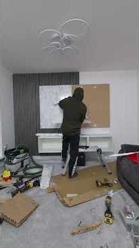 Acoustic Media Unit Build - Finishing Stage 2 #diy #acoustic #media