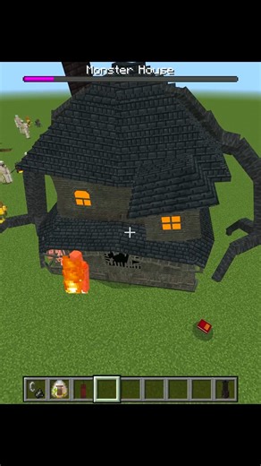 Steve Herobrinson da third | Monster House Minecraft Bedrock | Instagram
