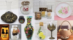 170K views · 1.6K reactions | 10 Unique Glass decoration ideas (vase, jar, cup, ...) | Home decor | Diy Bigboom | Facebook