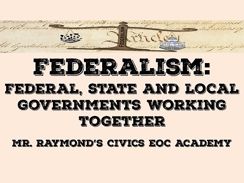 Federalism - 3.4 & 3.13: Civics EOC Benchmark