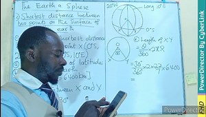 3.8K views · 110 reactions | Shortest Distance Between Two Points on the Surface of the Earth Calculations | Speherical Geometry #highlightsシ゚ #followersシ゚ #highlightseveryone #21stdigiskillz #SDG4QualityEducation #SPSCAmbassador #globalmathematics #highlights | Taxonomy online mathematics | Facebook