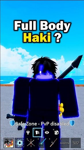 How To Get Full Body Aura or Haki In Blox Fruits ROBLOX ⁉️