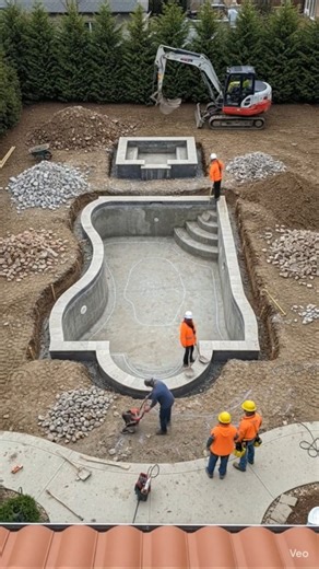 i Built My swimming pool/and subscribe for more video 🤪#ai