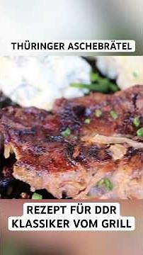 Thuringian Aschebrätel - Recipe for GDR classics from the grill #ddr #rostbrätel #shorts
