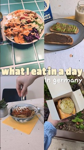 What I eat in a Day in Germany!