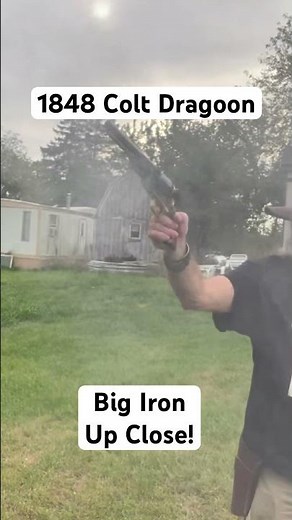 1848 Colt Dragoon UP CLOSE! #gunslingers