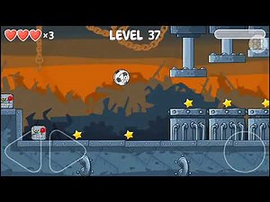 Red Ball - Level 37 walkthrough/ gameplay/ how to do