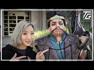 Tyler1 and Stella Chu REVEAL his Draven cosplay and explain how it was created