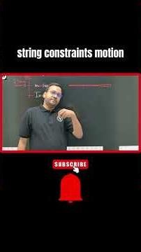 One Concept = 100+ Questions 🔥 | String Constraints Motion #shorts #jee #physics