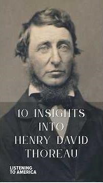 10 Insights Into Henry David Thoreau Introduction