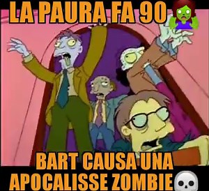 105K views · 1.2K reactions | CEEERVELLOOOOOOOO La puntata più bella secondo noi è quella dell'Apocalisse Zombie causata da Bart! [La paura fa 90] | I Simpson | Facebook