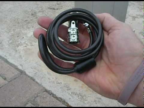 Universal skateboard and Razor scooter lock demonstration