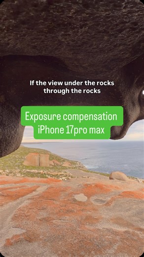 Did you know the iPhone has exposure compensation? That means if parts of your photo are too bright or too dark, you can adjust the brightness or darkness by tapping on the screen where it’s too bright (or dark) You’ll see a yellow square with a sun beside it Drag the sun down to darken the scene or drag it up to lighten the scene When you’re happy with the exposure, take the photo iPhone 17promax supplied by Apple Taken at @apple hosted event on Kangaroo Island | Learn how to Photograph