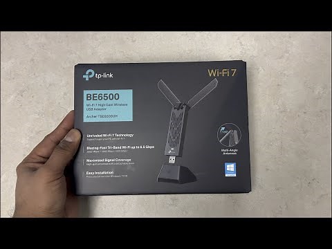 BE6500 Wi-Fi 7 High Gain Wireless USB Adapter | TP-link | Gamers | Wi-Fi 7
