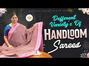 Different Types of Handloom Sarees | Indian Saree Collection Explained | Jejis Vlogs