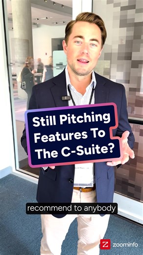Stop talking about features with C-suite executives and start talking about ROI and the actual results their team will get - that's what closes deals. #ExecutiveSales #SalesTips #CSuiteSelling