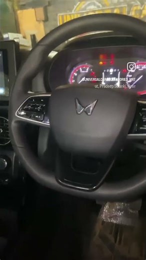 Mahindra Thar stering control installed #car #trending #Scorpio #thar #Mahindra #viral #craze #car