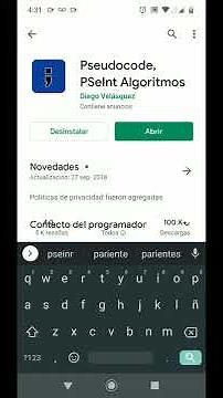 ¿Cómo instalar PSEINT en tableta o celular android