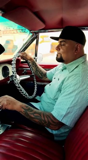 To the cookout with the homies. #impala #1964 #lowriders#viral #carclub