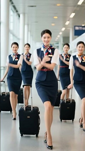 Stewardess beautiful dance （Part 3） 空姐美麗舞蹈 (第三集) #stewardess #music #dance