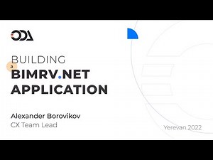 Building a BimRv.NET application