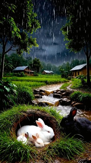 🌧️ 4K Heavy Rain in Forest & Lake | Intense Relaxing Nature Ambience for USA & Europe