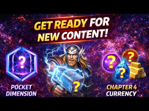 Pocket Dimension, Thunderstrike Raids, and Chapter 4 Store COMING! MARVEL Strike Force