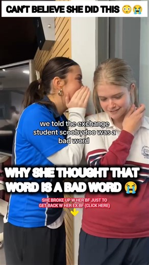 telling exchange student scoobydoo is a bad word then this happens 😳#shorts #viral #trending #funny