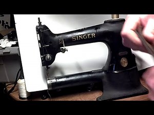 Rare Antique 1934 Industrial Singer 119-2 Leather Walking Foot Sewing Machine AD682421