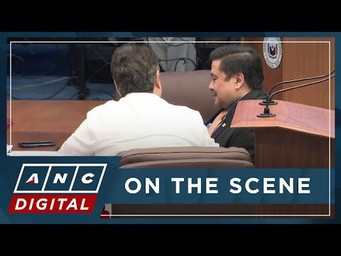LOOK: Kiko Pangilinan, Jinggoy Estrada talk after heated argument over 'pork scam' remarks | ANC