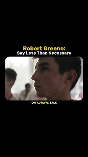 Why Powerful People Always Talk Less | Robert Greene #robertgreene