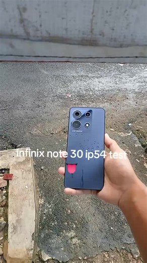Infinix note 30 ip54 test👅 this phone 2 years of use.#infinix #xos #water #ip54 #xfans