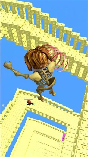 LONG JUMP EVER IN ROBLOX | LARGE OBBY 😱 #shorts #roblox #robloxshorts #bloxxbuster