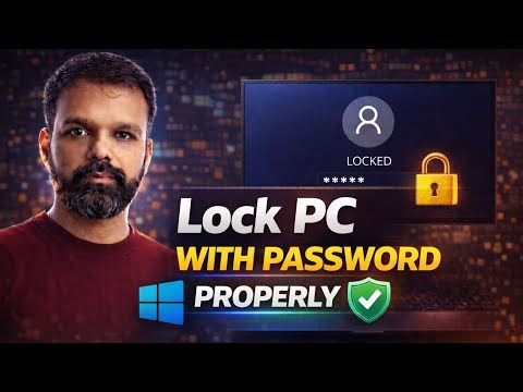 How to Lock Your PC with Password in Windows 10 | Step-by-Step Guide