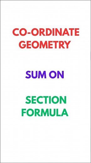 Section Formula Example | Class 10 Maths | Coordinate Geometry