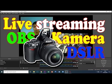 #IBADAHONLINE Live Streaming pakai kamera DSLR dengan aplikasi OBS