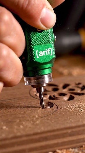 Miniature Wood Inlay Routing Tool