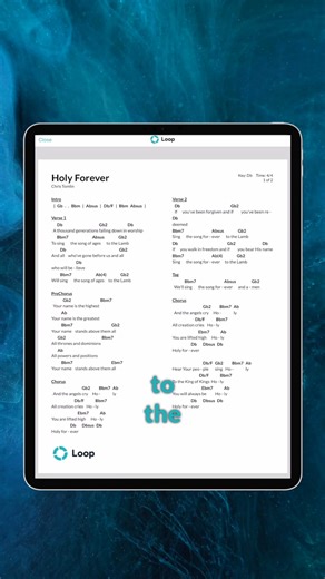 Key Changes? ✅ Remove a section? ✅ Next song? ✅ Charts and Prime and can handle any changes you make, AUTOMATICALLY and in REAL-TIME with Loop Connect. No printing new sheets, page-turning, or accidentally putting songs in the wrong order. Learn more at loopcommunity.com #loopcommunity #worshiptools #loopconnect #worship #worshipband #worshipleader | Loop Community