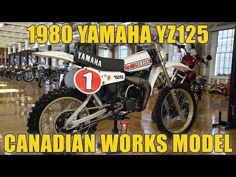 1980 Yamaha YZ125G Canadian Works Model