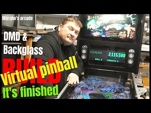 Virtual Pinball Build - Part 11B - DMD & Backglass installation