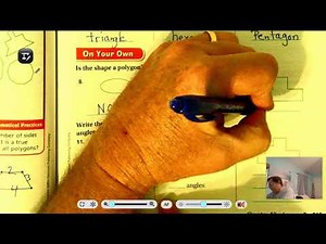 3rd grade GO Math: Lesson 12.3 Identify Polygons pages 513-516