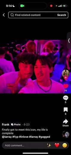 TIKTOK: Fan Meets Larray | credit: frankie.roe20