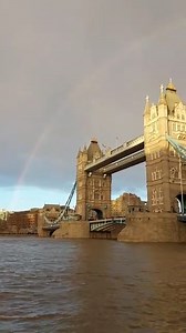 A wonderful rainbow twilight walk at Tower Bridge 😍 | Wonders of London