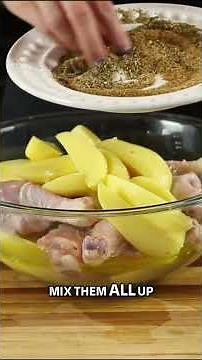 Easy Greek Chicken Drumsticks & Potatoes Sheet Pan Dinner!