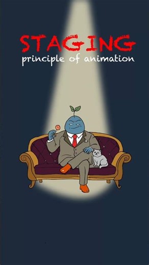 Staging Explained in 30 Seconds |Animation Principles🐽😎 #shorts #trending #viral #short #animation