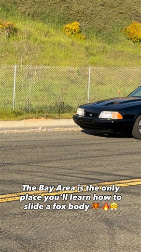 Mr.Gotdamnit Man on Instagram: "The Bay Area is the only place you’ll learn how to slide a fox body 🦊 🔥😤 @un3daddy #mrgotdamnit #foxbody #mustang"