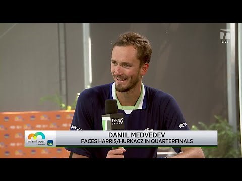 Daniil Medvedev: 2022 Miami Fourth Round Win Interview